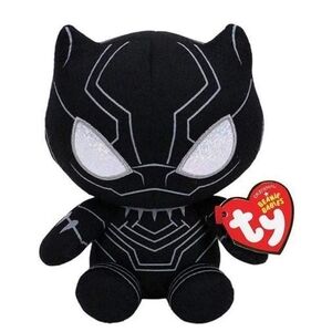 Black Panther Plush with White Accents